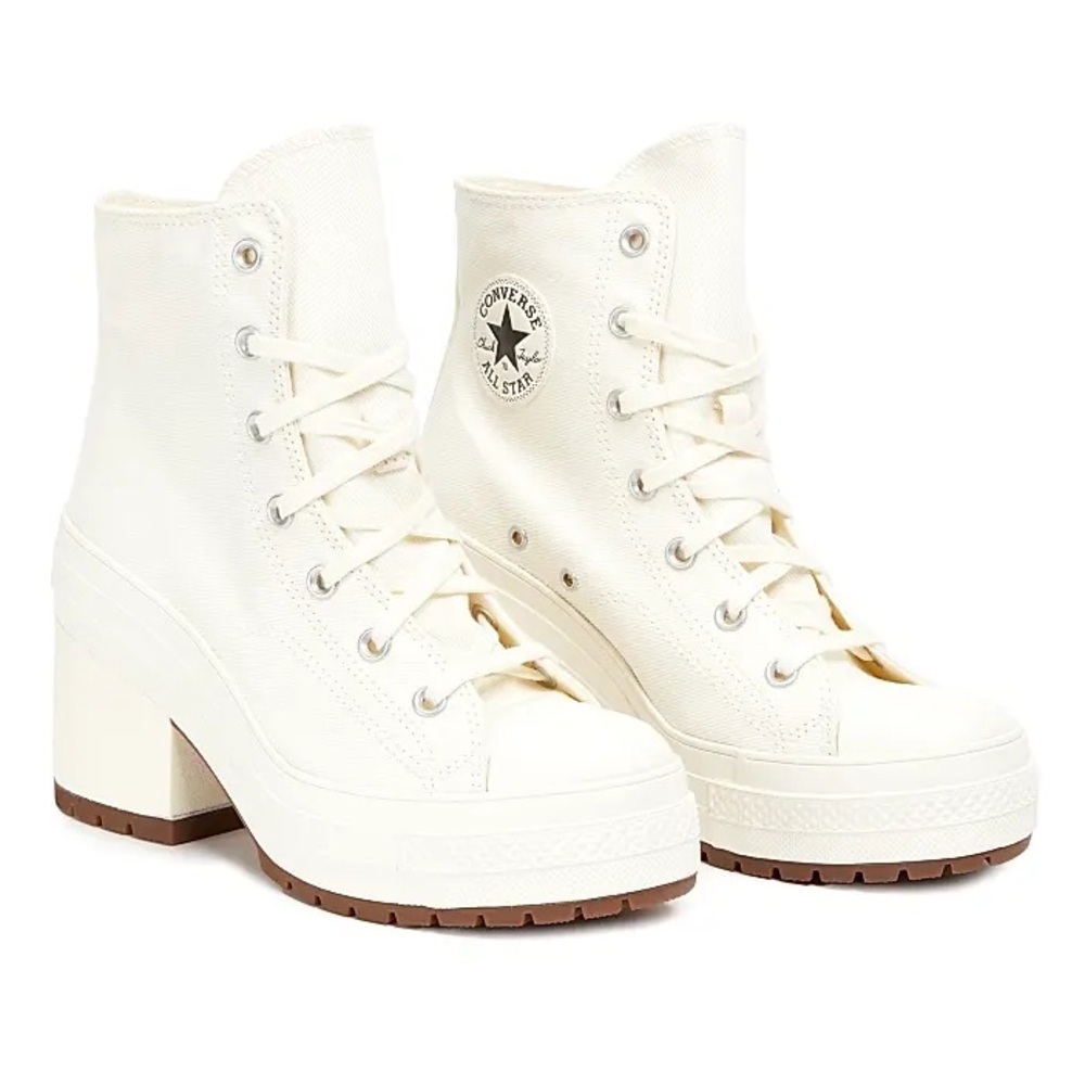 Converse Women's White High-Top Platform Sneakers